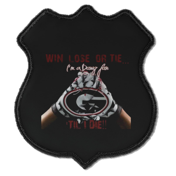 Custom Design - Iron On Patch - Shield - Style C - Front