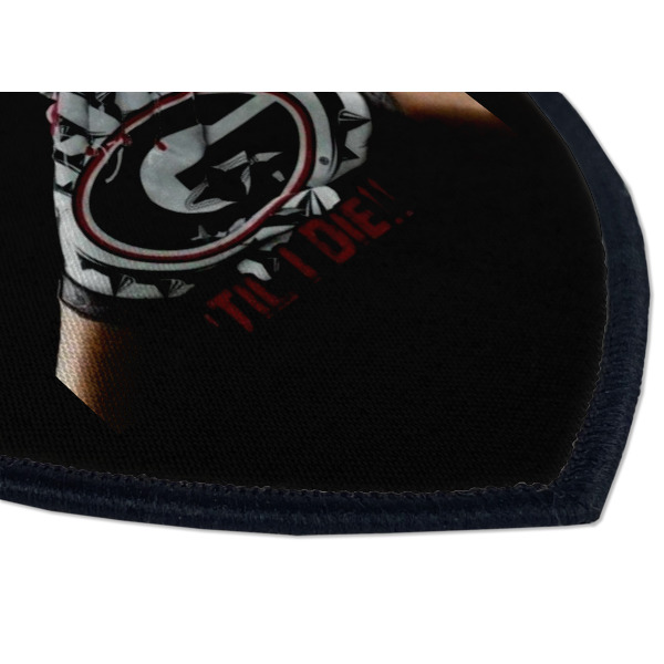 Custom Design - Iron On Patch - Shield - Style B - Closeup