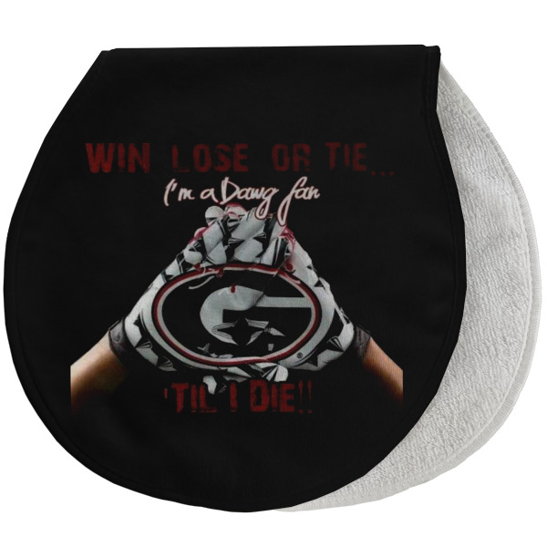 Custom Design - New Baby Burp Folded