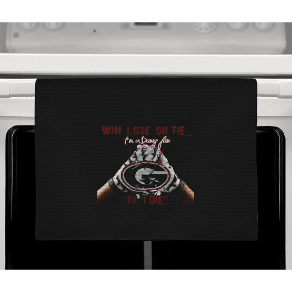 Custom Design - Waffle Weave Towel - Full Color Print - Lifestyle2 Image