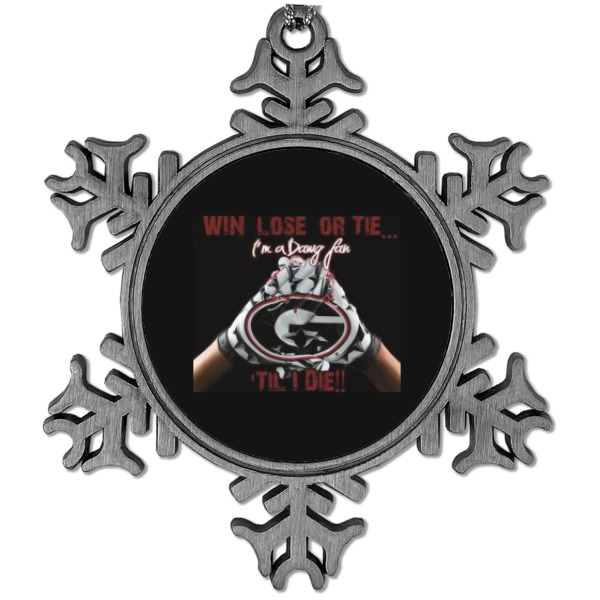 Custom Design Your Own Vintage Snowflake Ornament