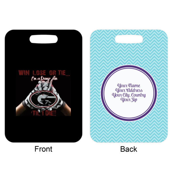 Custom Design - Metal Luggage Tag - Approval