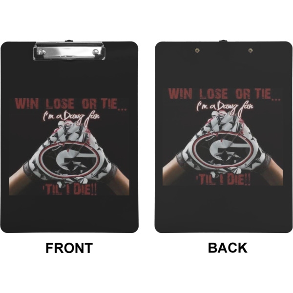 Custom Design - Clipboard (Letter) (Front + Back)