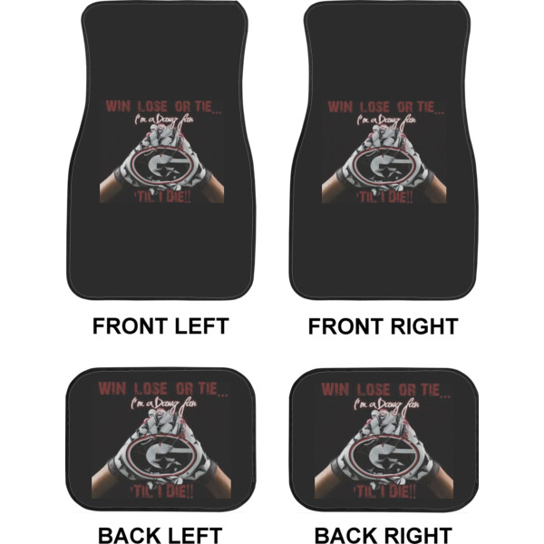 Custom Design - Car Floor Mats Set (2F + 2B)