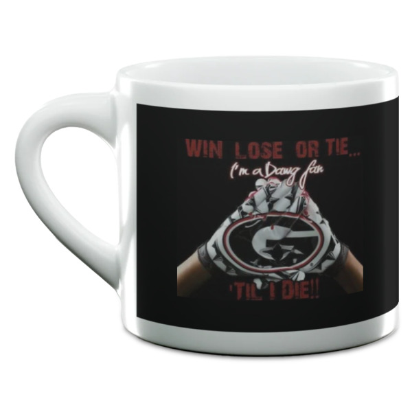 Custom Design - Double Shot Espresso Cup - Single Front