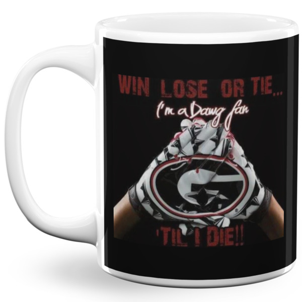 Custom Design Your Own 11 oz Coffee Mug - White