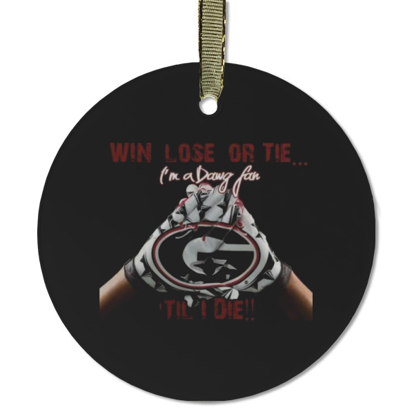 Custom Design - Frosted Glass Ornament - Round