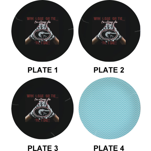Custom Design - Set of Appetizer / Dessert Plates (Approval)