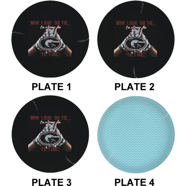 Custom Design - Set of Lunch / Dinner Plates (Approval)