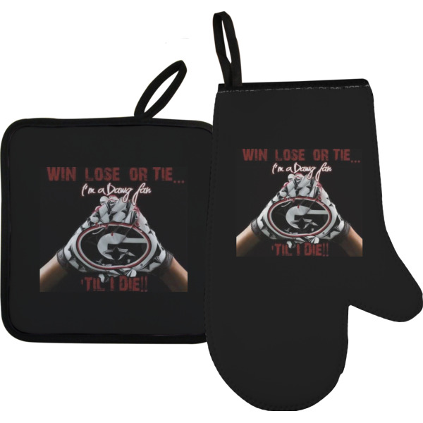 Custom Design Your Own Oven Mitt & Pot Holder Set