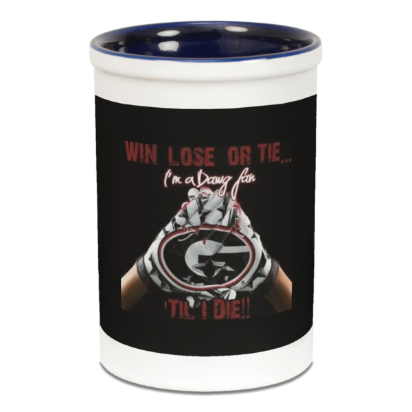 Custom Design - Pencil Holder - Blue