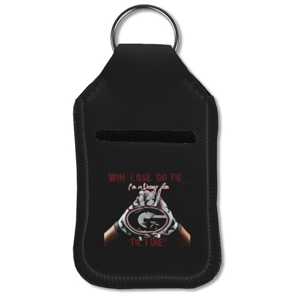 Custom Design - Sanitizer Holder Keychain - Small (Front Flat)