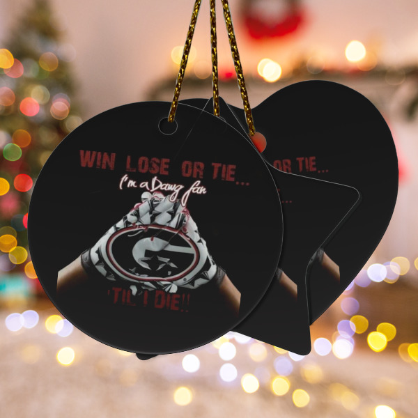 Custom Design Your Own Ceramic Ornament