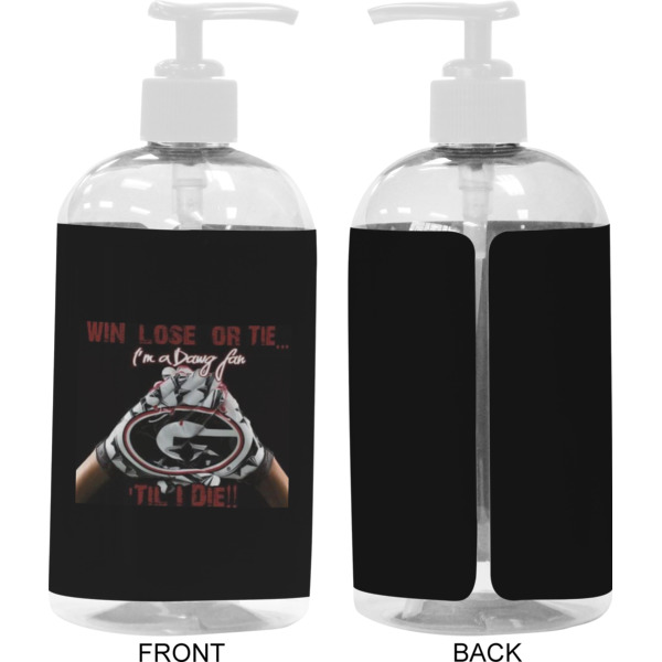 Custom Design - 16 oz Plastic Liquid Dispenser - Approval - White