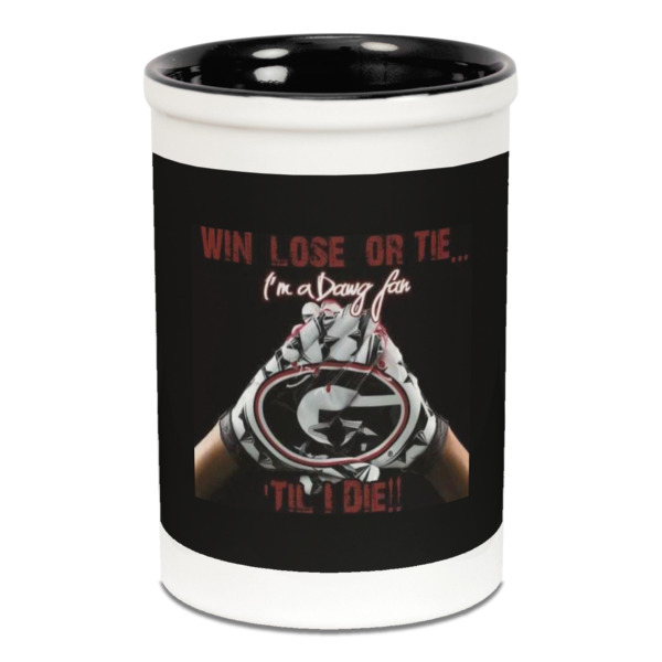 Custom Design - Pencil Holder - Black