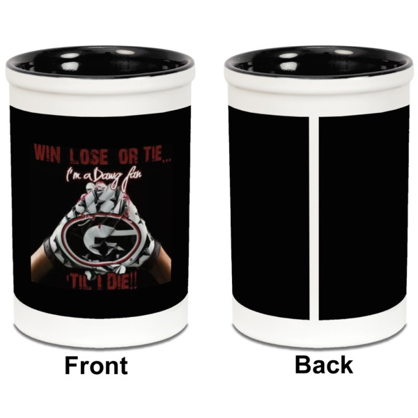Custom Design - Pencil Holder - Black - approval