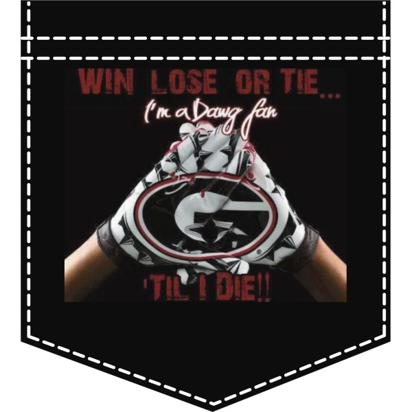 Custom Design Your Own Iron On Faux Pocket