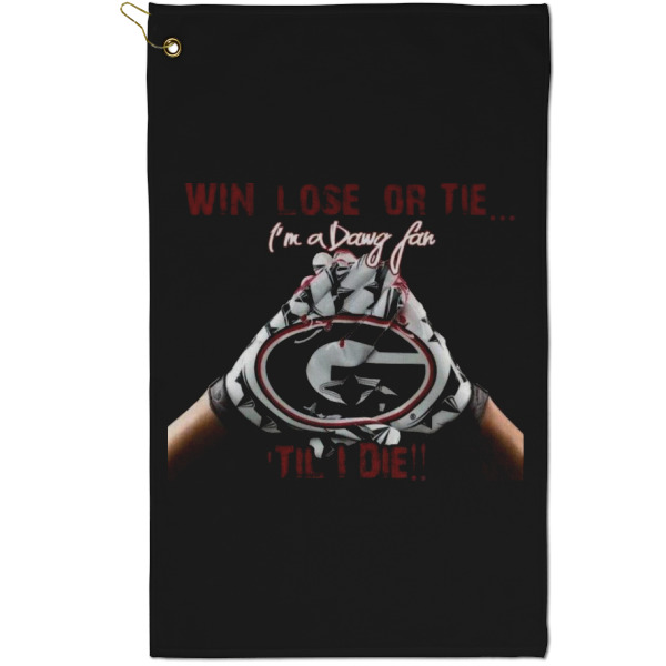 Custom Design Your Own Golf Towel - Poly-Cotton Blend - Small