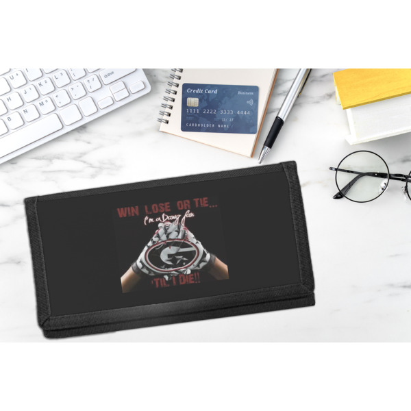 Custom Design - DyeTrans Checkbook Cover - LIFESTYLE