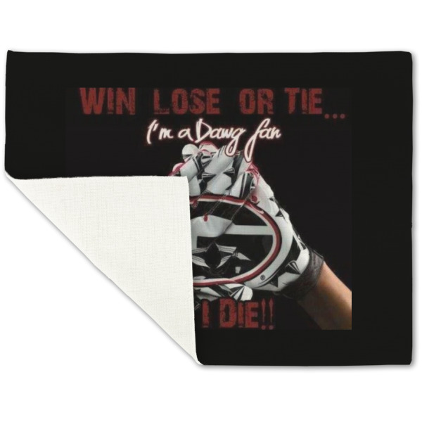 Custom Design - Linen Placemat - Folded Corner (single side)