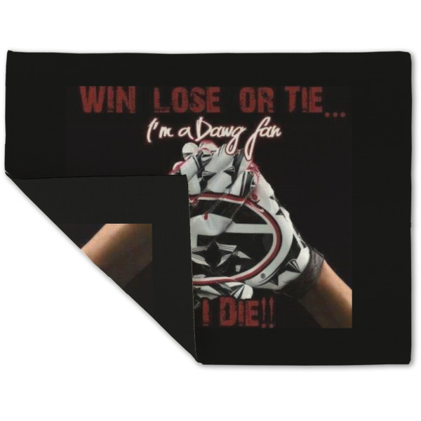 Custom Design - Linen Placemat - Folded Corner (double side)