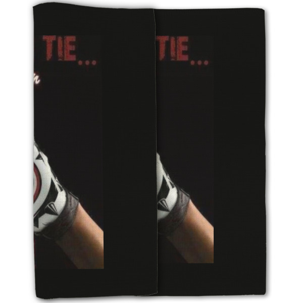 Custom Design - Linen Placemat - Double Sided - Folded Half