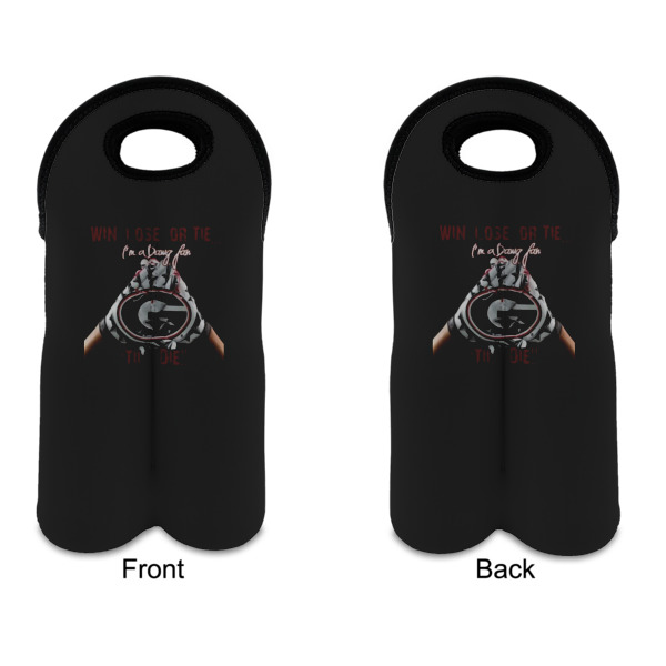 Custom Design - Double Wine Tote - Front & Back