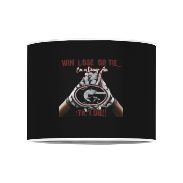 Custom Design - 8" Drum Lampshade - FRONT (Poly Film)