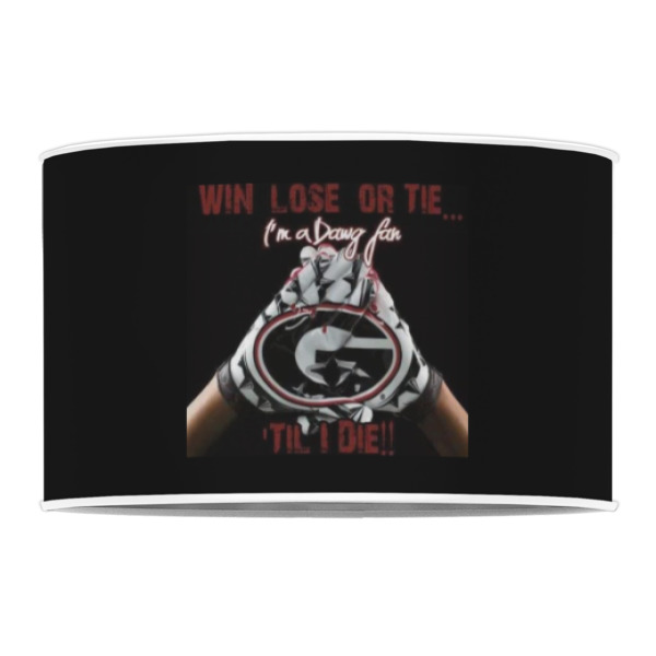 Custom Design - 12" Drum Lampshade - FRONT (Poly Film)