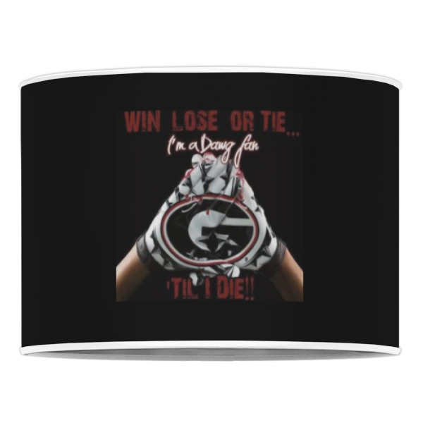 Custom Design - 16" Drum Lampshade - Front (Poly Film)