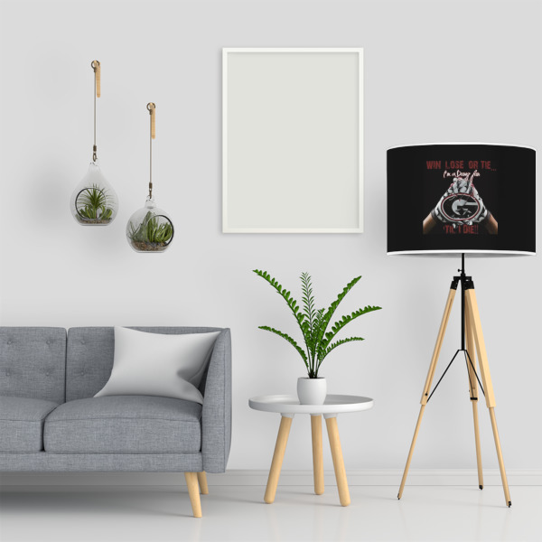 Custom Design - 16" Drum Lampshade - LIFESTYLE