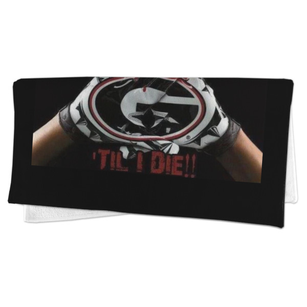 Custom Design - Microfiber Dish Rag - FOLDED (half)