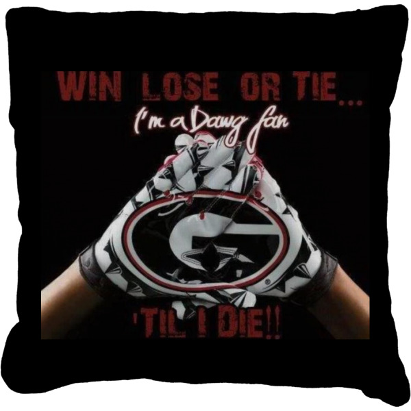 Custom Design Your Own Faux-Linen Throw Pillow 18"