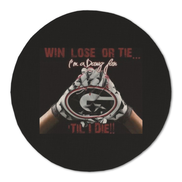 Custom Design - Round Linen Placemats - FRONT (Double Sided)