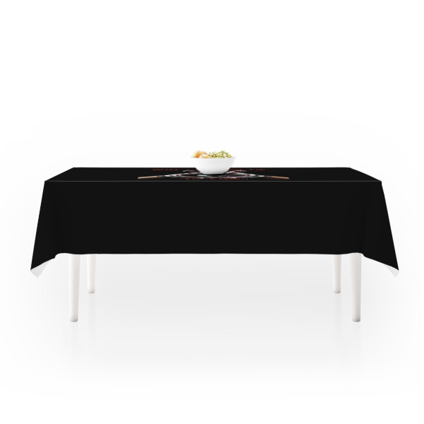 Custom Design - Tablecloths (58"x102") - LIFESTYLE (side view)