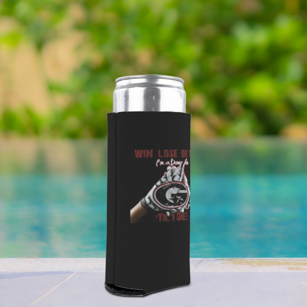 Custom Design - Can Cooler - Tall 12oz - In Context