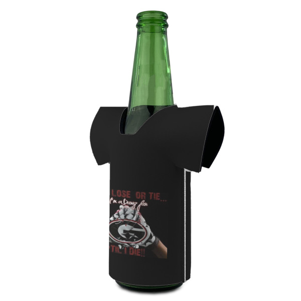 Custom Design - Jersey Bottle Cooler - ANGLE (on bottle)
