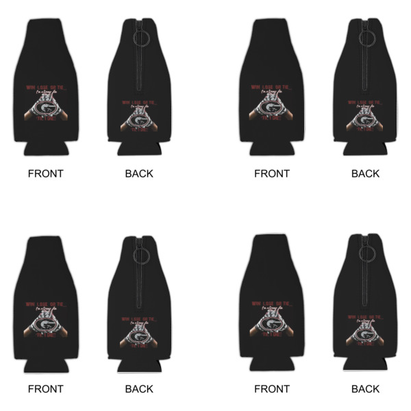 Custom Design - Zipper Bottle Cooler - Set of 4 - Approval