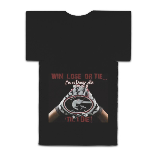 Custom Design - Jersey Bottle Cooler - BACK (flat)