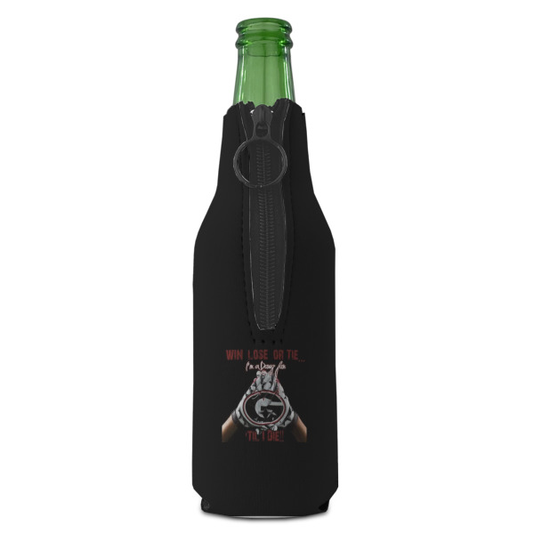 Custom Design - Zipper Bottle Cooler - BACK (bottle)