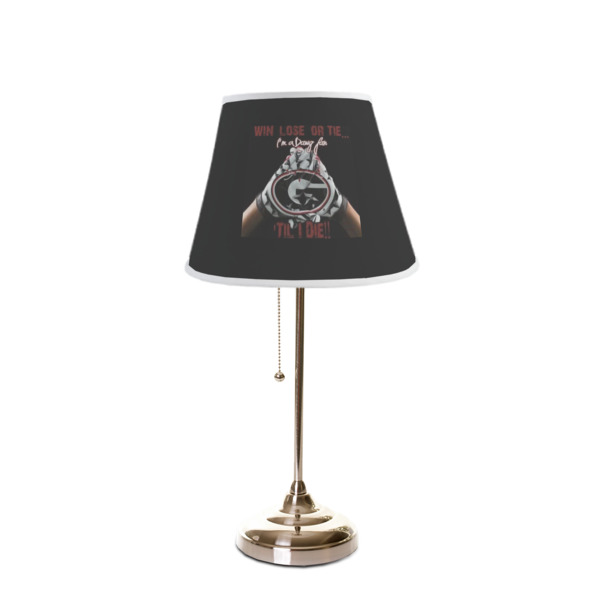 Custom Design - Poly Film Empire Lampshade - On Stand