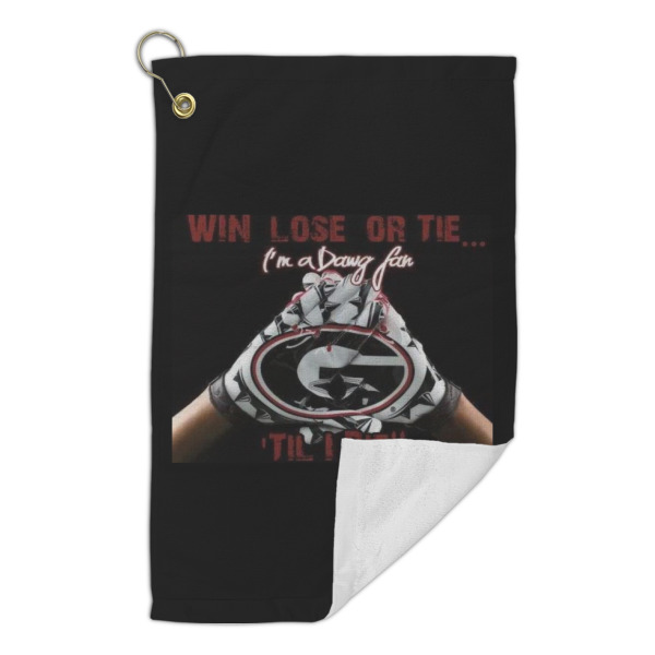 Custom Design - Microfiber Golf Towels Small - Front Folded