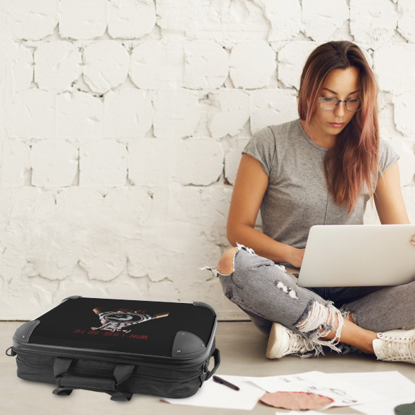Custom Design - 18" Laptop Briefcase - LIFESTYLE