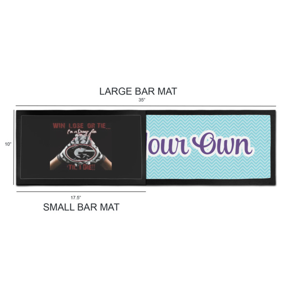 Custom Design - Bar Mats - Sizing Chart