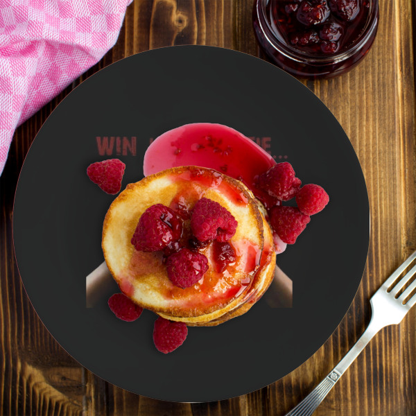 Custom Design - Melamine Plate 8 inches - LIFESTYLE