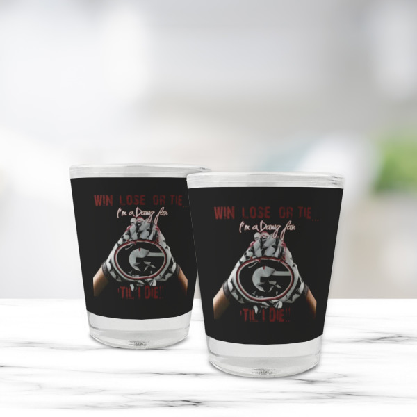 Custom Design - Glass Shot Glass - Standard - Lifestyle