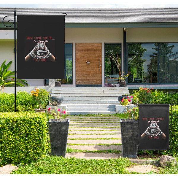 Custom Design - Large and Small Garden Flag - LIFESTYLE