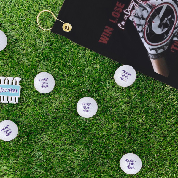 Custom Design - Golf Balls - Generic - Set of 12 - LIFESTYLE