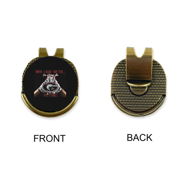 Custom Design - Golf Ball Hat Clip Marker - Apvl - GOLD