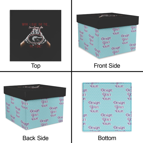 Custom Design - Gift Boxes with Lid - Canvas Wrapped - Large - Approval
